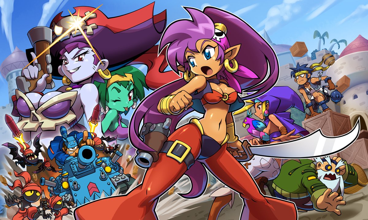 Shantae and the Pirate’s Curse é oficialmente anunciado para o Nintendo Switch; Detalhes