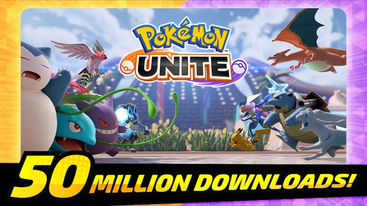 Pokémon UNITE apenas atingiu a marca de 50 milhões de downloads, e você pode resgatar 2,000 Aeon Tickets em celebração ao grande marco