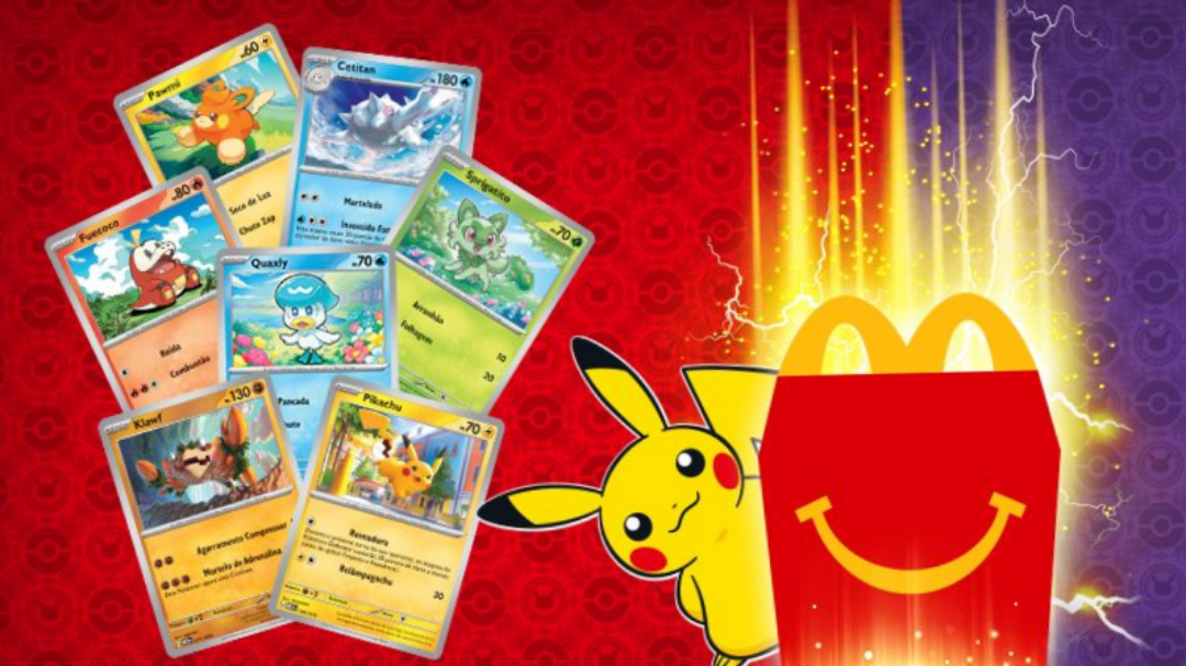 McDonald's MC lanche feliz Pokémon do mês de Setembro de 2023