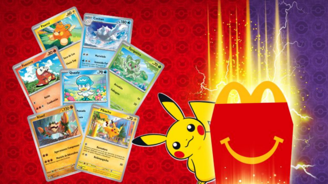 Comercial do MC lanche feliz do Pokémon de Setembro de 2023 