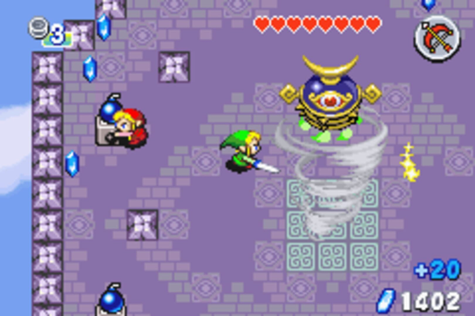 Screenshot do jogo "Bs The Legend of Zelda".